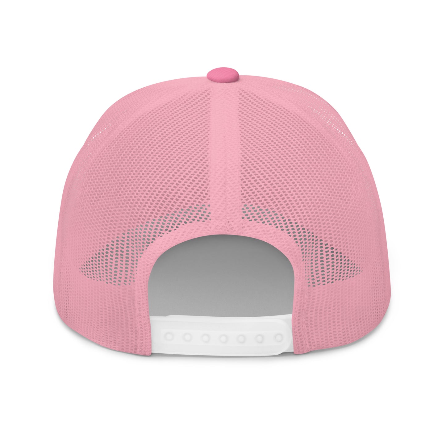 "Contrasting logo" Pink trucker hat - TheContrastClothing