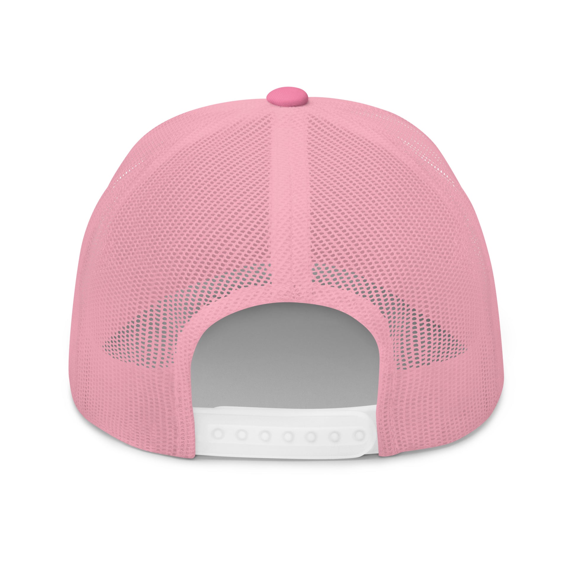 "Contrasting logo" Pink trucker hat - TheContrastClothing